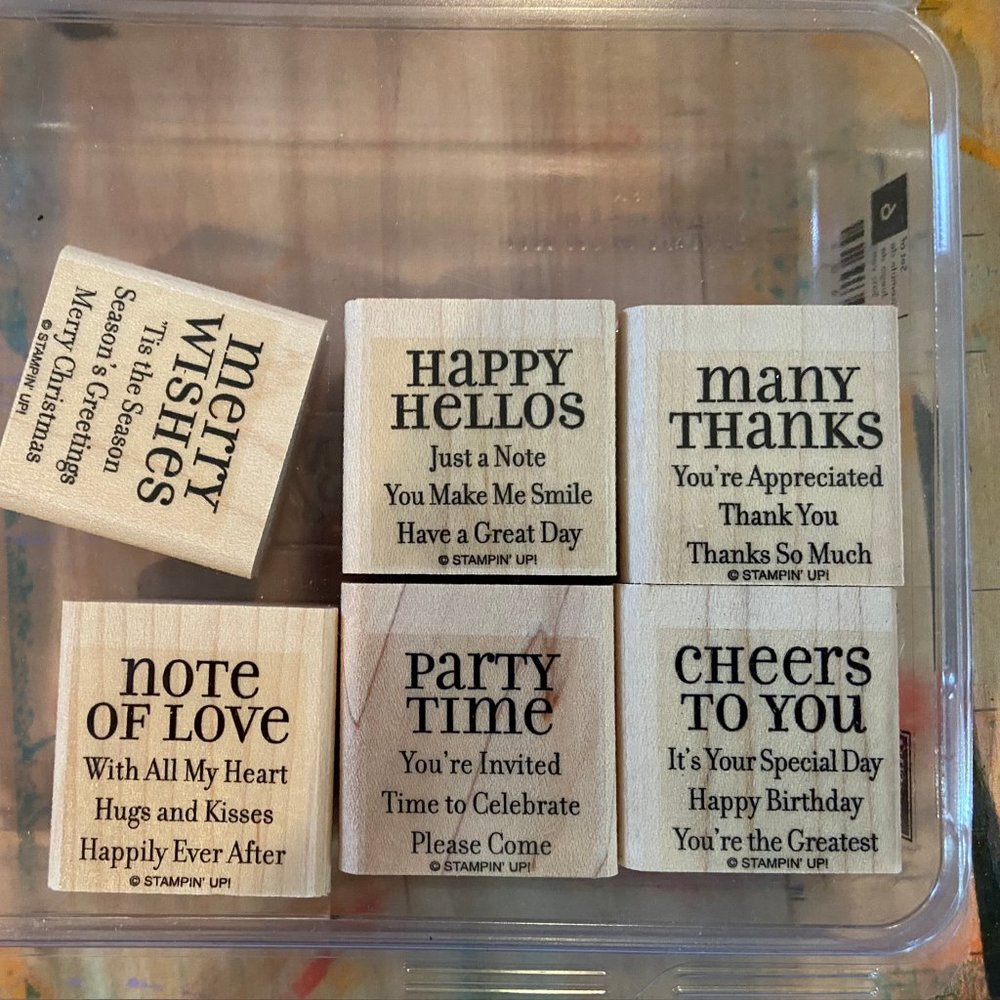 Stampin' Up! Season's Greetings Set Stampin Up